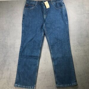 The Territory Ahead Jeans Men's 37x32 Blue Denim Relaxed Straight Leg NEW
